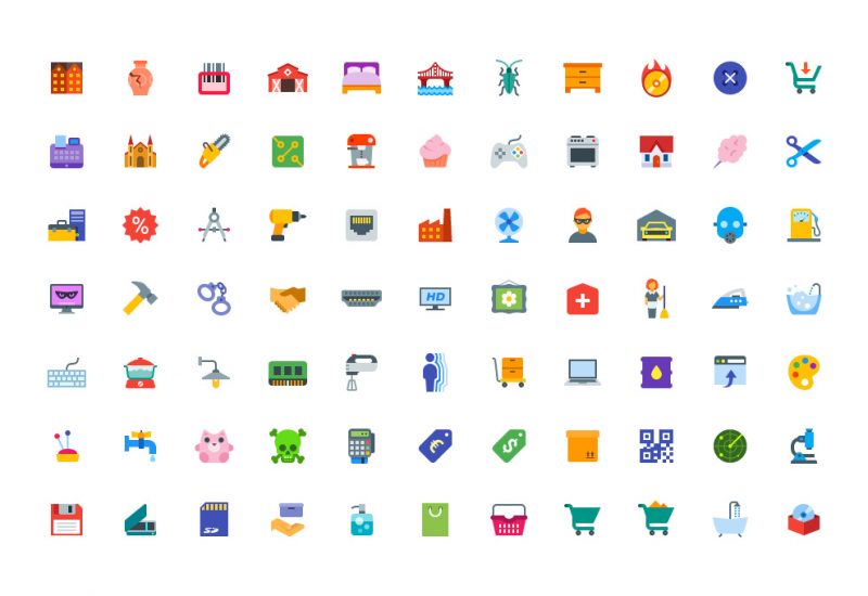 100-free-flat-icons