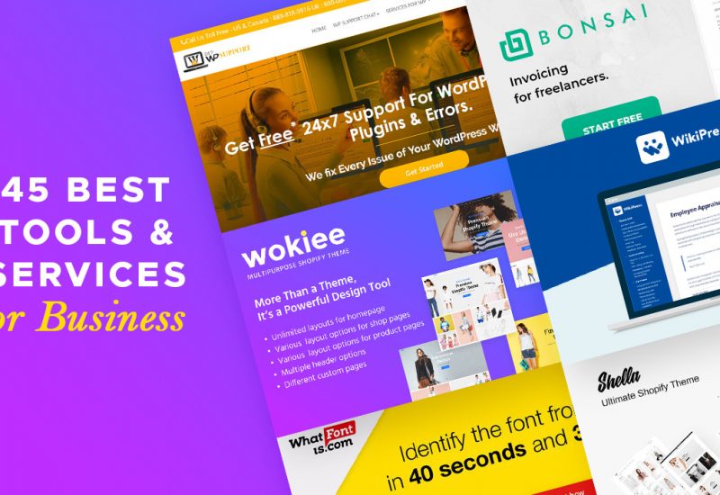 45 Tools & Services For Business