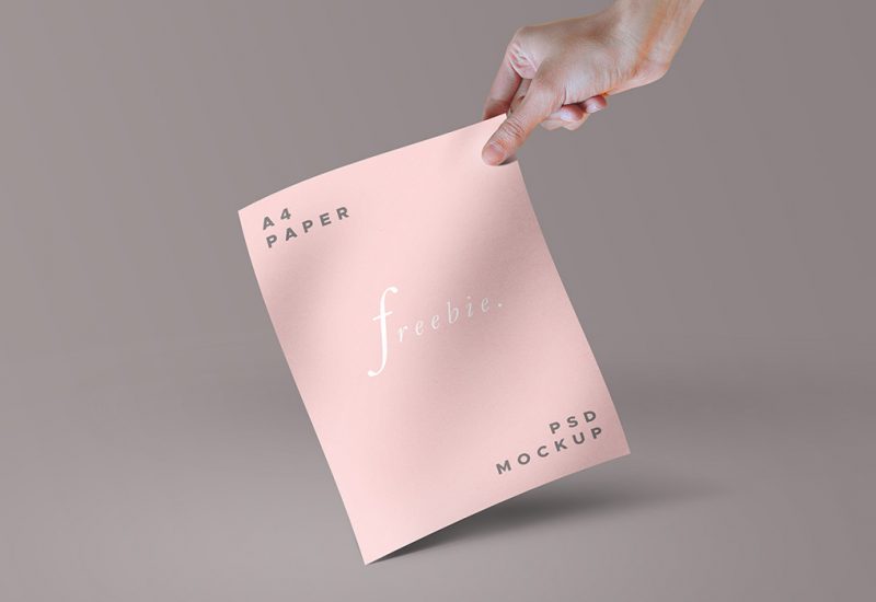 A4 Paper & Magazine Mockups