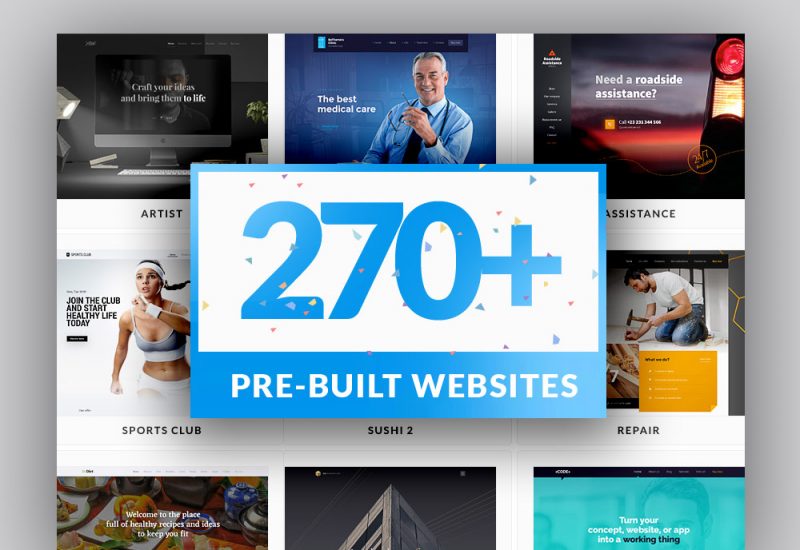 Be Themes Pre-built Websites