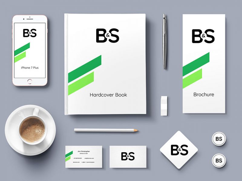 Branding Stationery PSD Mockup