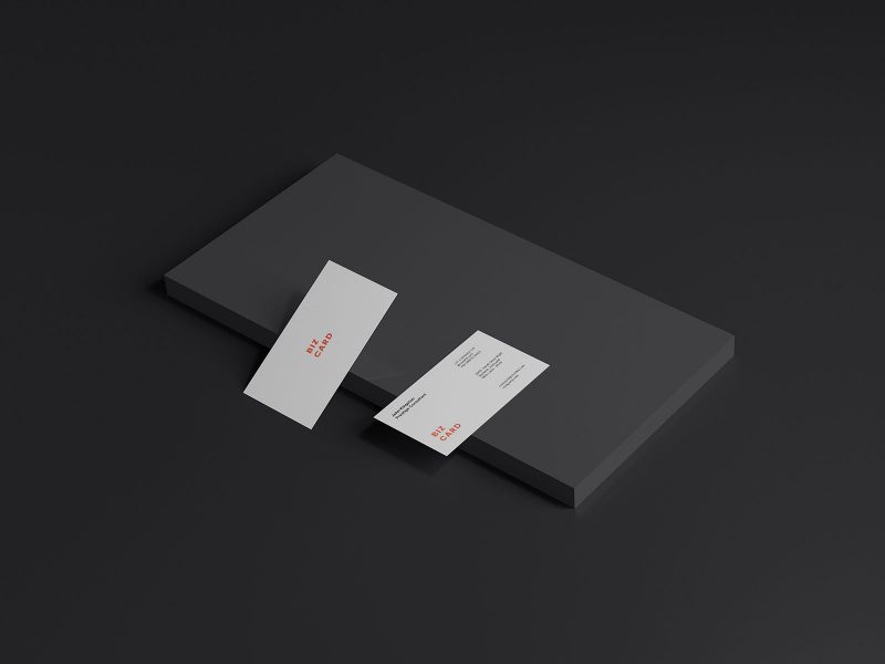 Business Card Mockup Scene