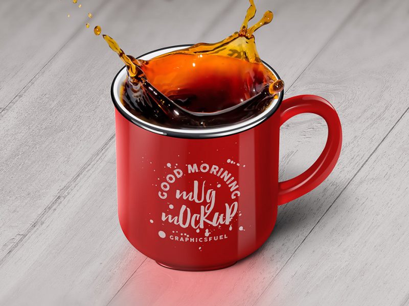 Coffee Mug Mockup PSD