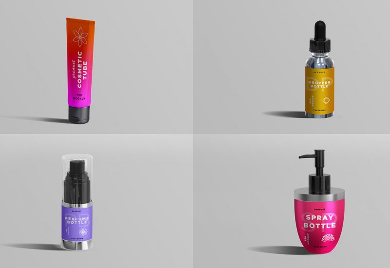 Cosmetic Product PSD Mockups