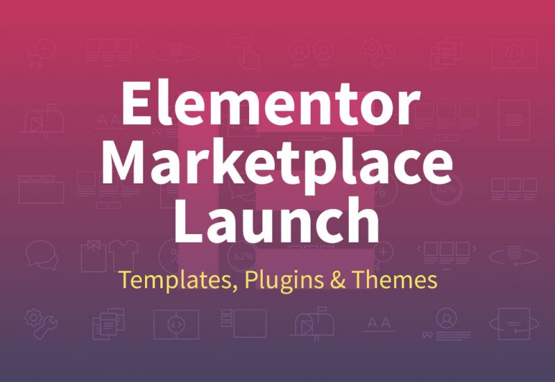 Elementor Marketplace Launch