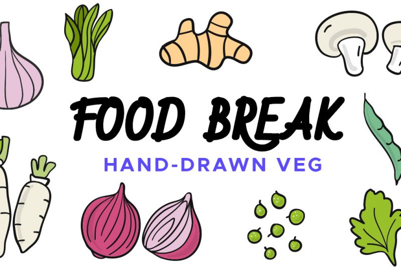 Food Break: Vegetable Vector Icons