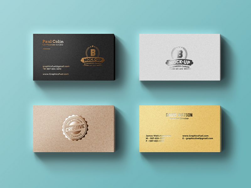 Free Foil Business Cards Templates