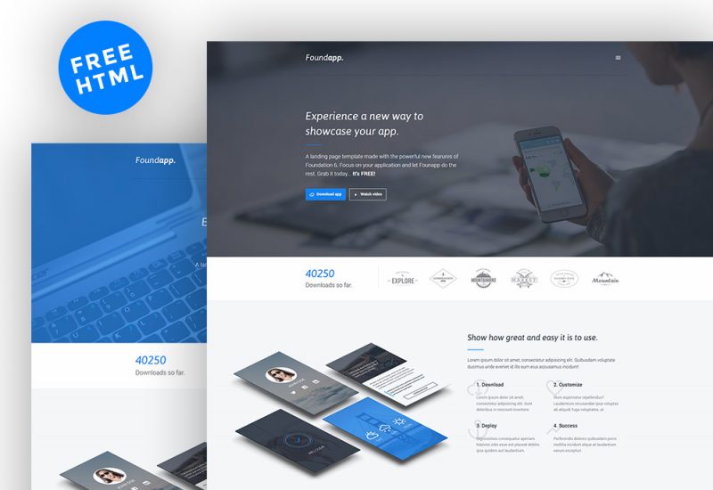 Free HTML Landing Page