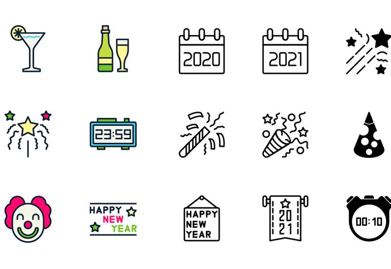 Free New Year Icons