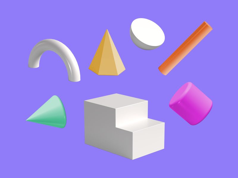 Geometric 3D Basic Shapes