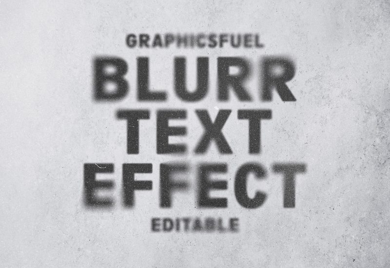 Ghost Blur Text Effect