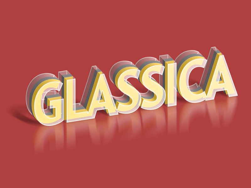 Glass PSD Text Effect