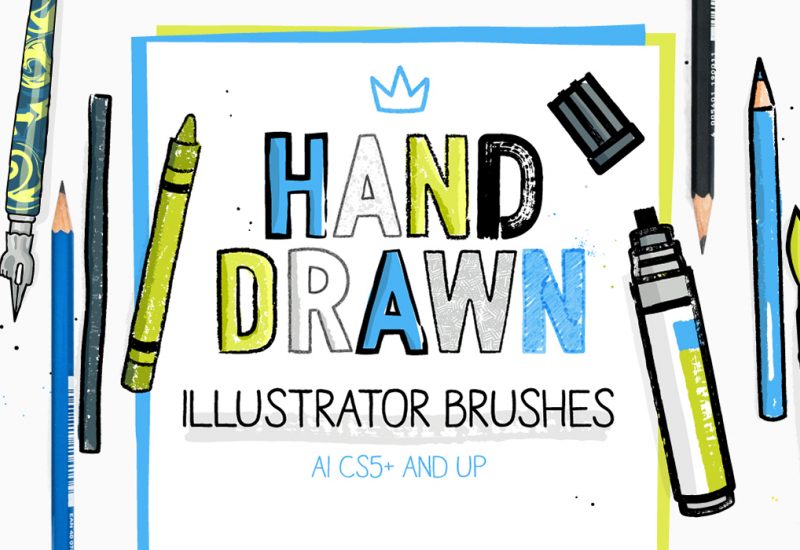 Hand-drawn Illustrator Brushes