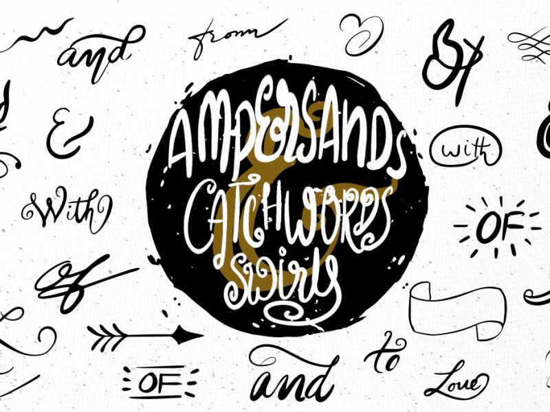 Hand drawn Vector Catchwords