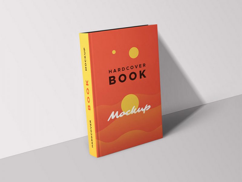 Hardcover Book Mockup PSD Template