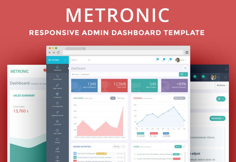 Metronic Admin Dashboard Template