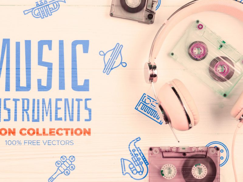 Free Music Instruments Icons