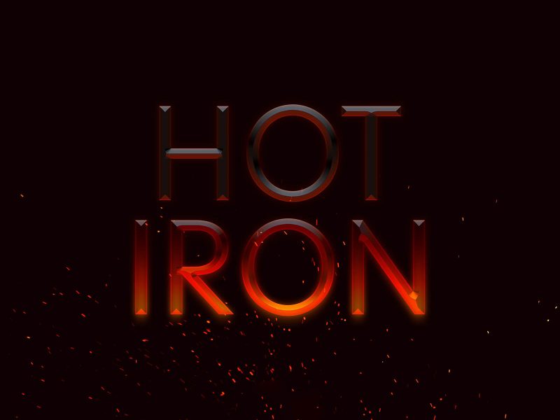 PSD-Hot-Iron-Text-Effect