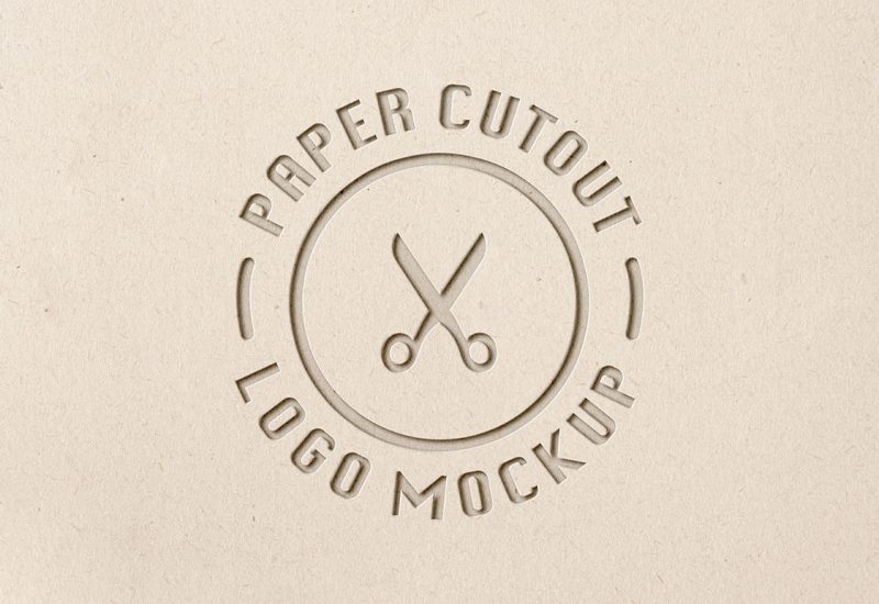 Paper-Cut-Logo-Mockup