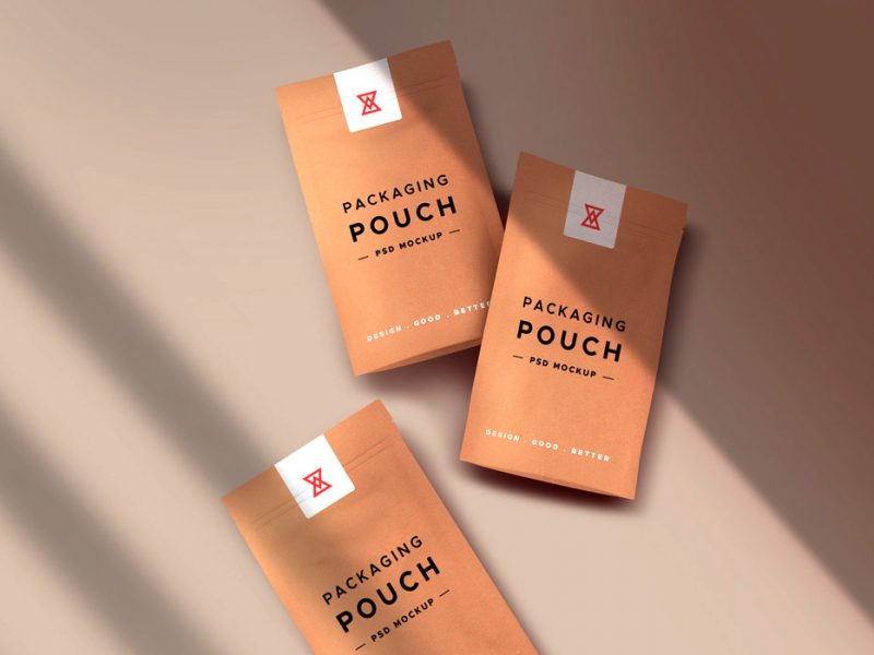 Paper Pouch Packaging Mockups