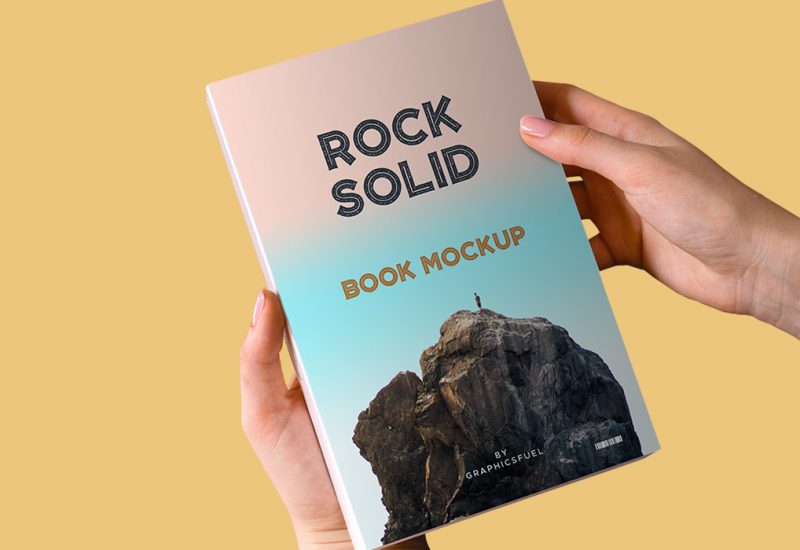 Paperback Book PSD Mockup