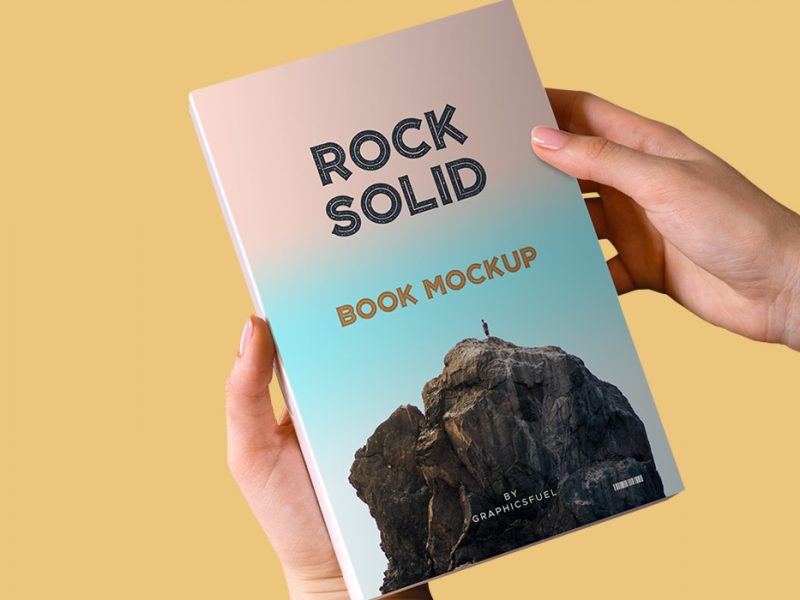 Paperback Book PSD Mockup