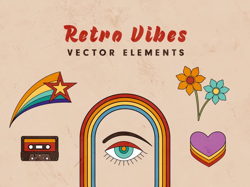 Retro-Vibes-Vector-Elements