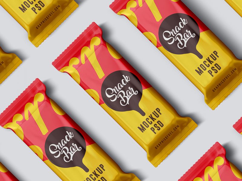 Snack Bar PSD Mockups