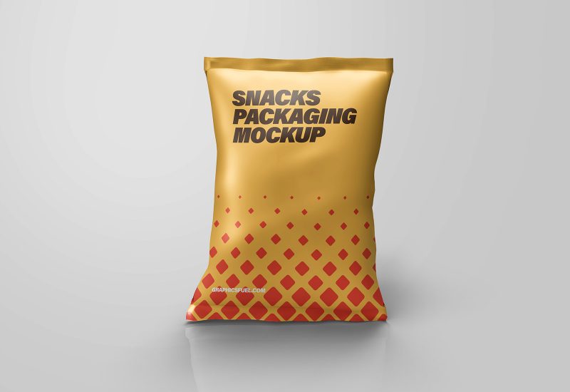 Snack Pack Pouch Mockup