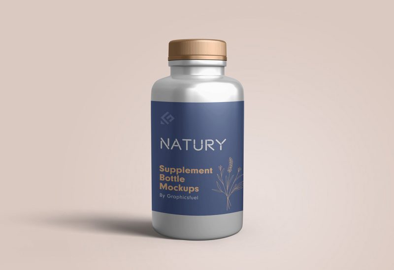 Supplement Bottle Mockup Templates