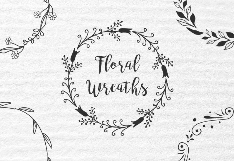 16 Floral Wreaths