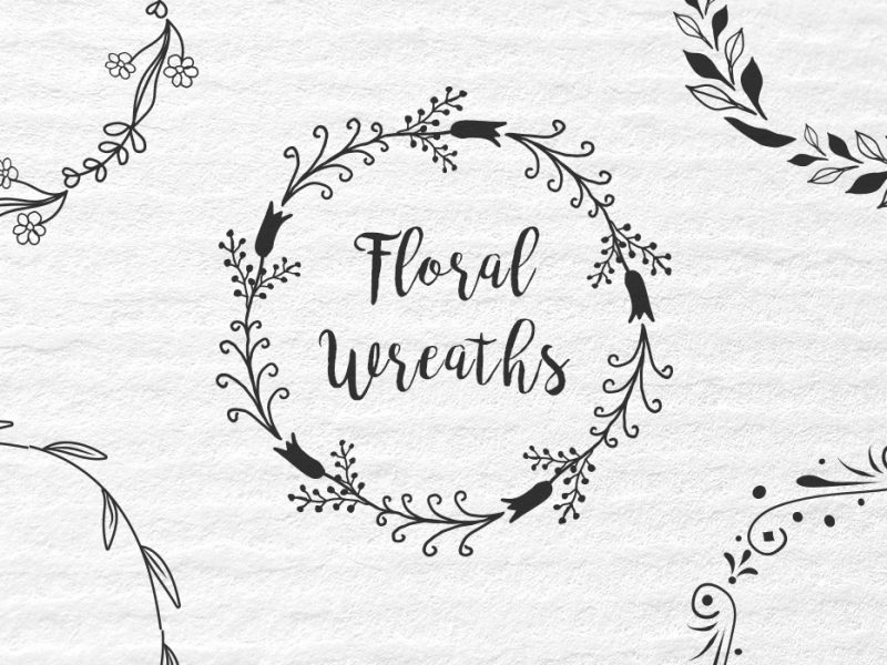 16 Floral Wreaths