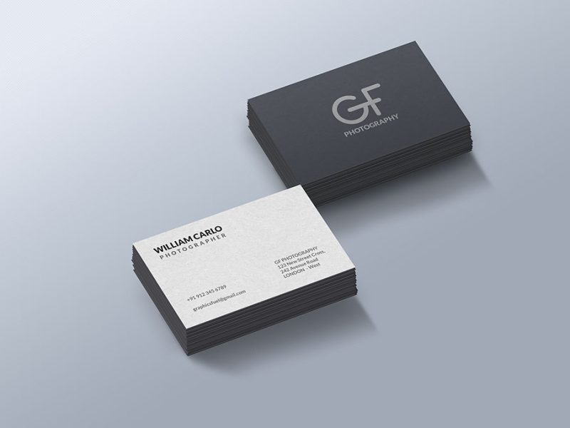 Free Business Card Mockup PSD