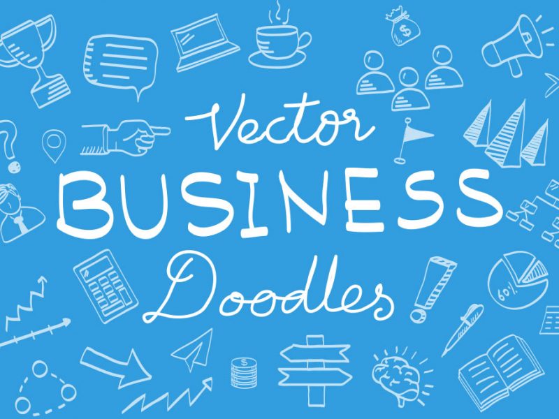 Business vector doodle elements