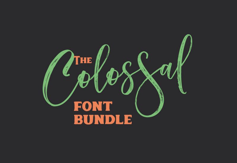 Colossal Fonts Bundle