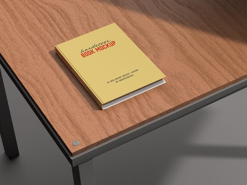 Hardcover book mockups