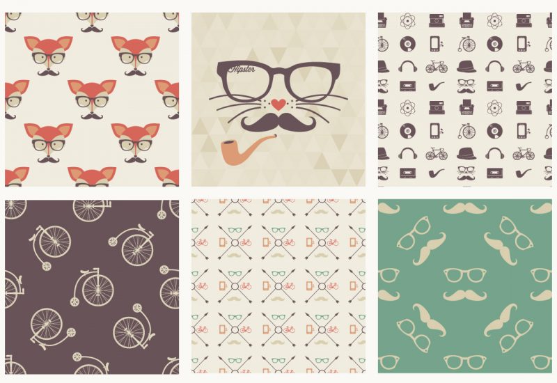 hipster-icons-seamless-pattern