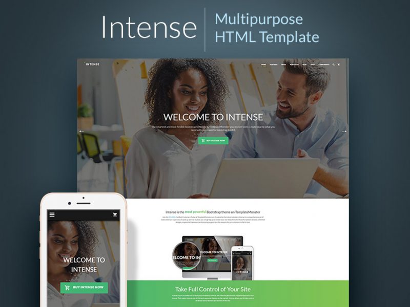 Intense Multipurpose HTML Website Template