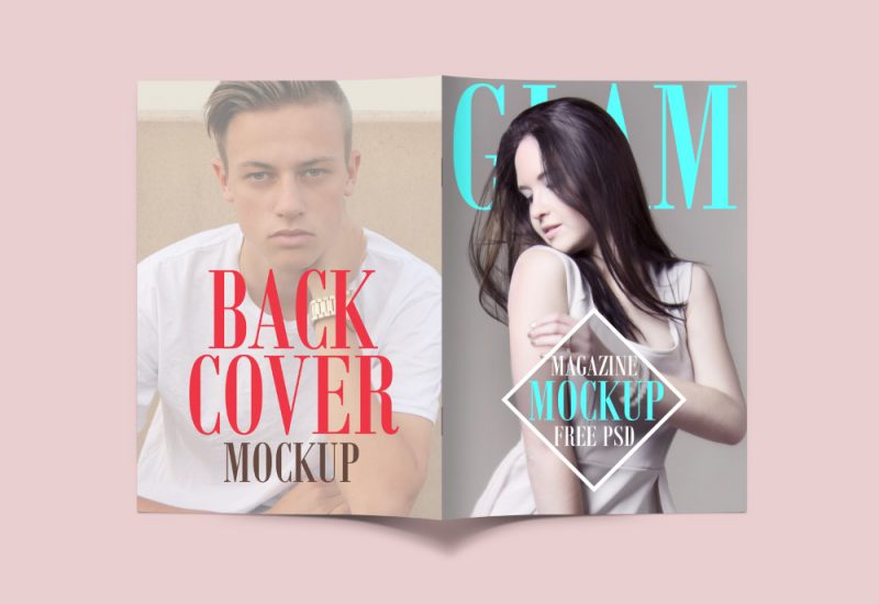 Magazine Mockup PSD Template