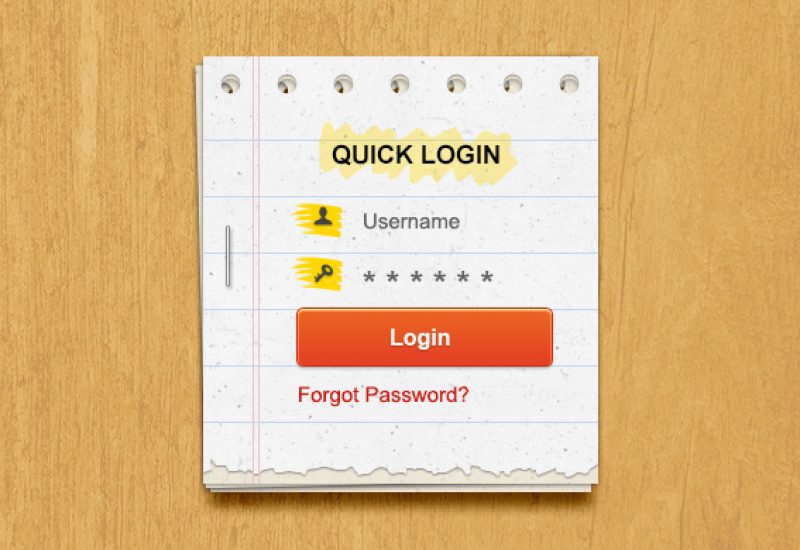 paper-login-form