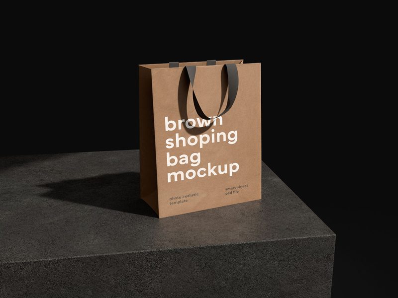 Shopping bag mockup