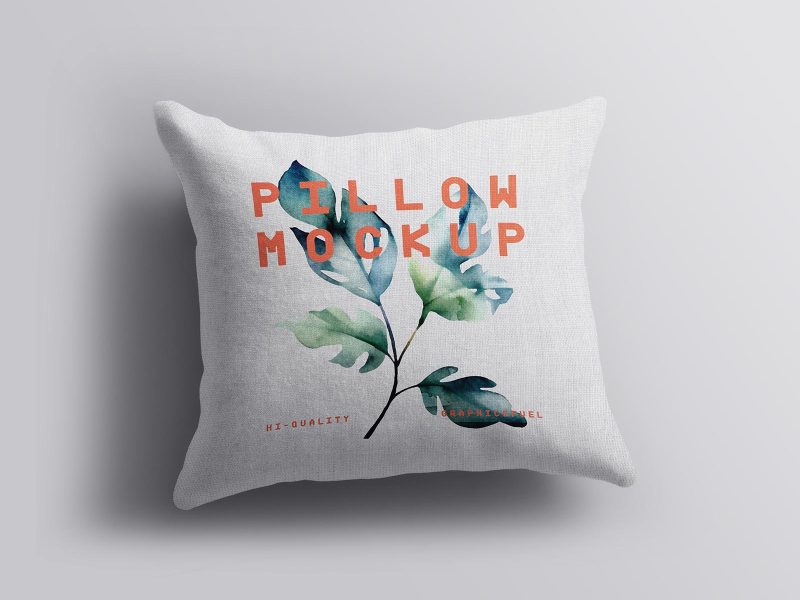 Square Pillow Mockup