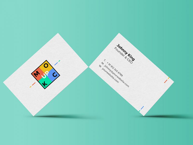 Business Card Mockup PSD