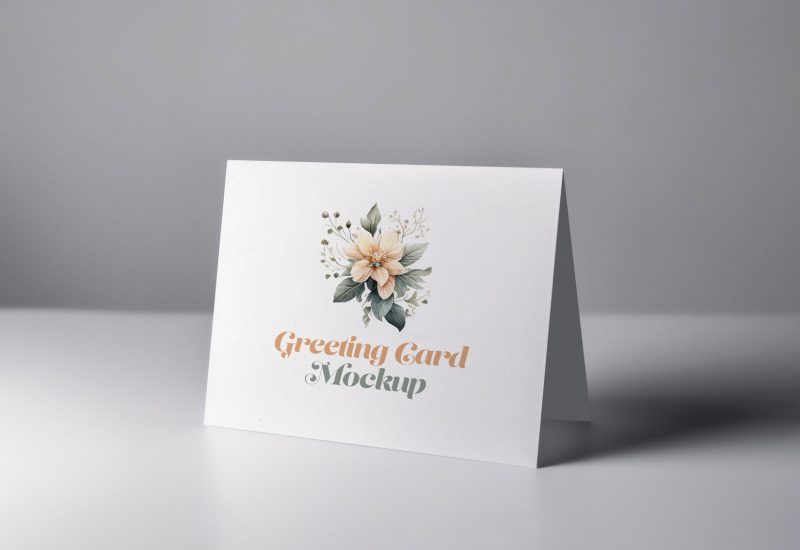 Standing Greeting Card Mockup