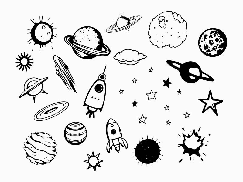 Vector space doodles